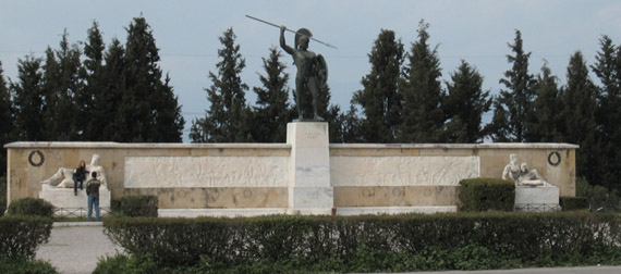 Leonidas monument at Thermopylae